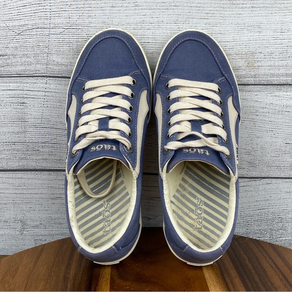Taos Shooting Star Blue Canvas Comfort Sneaker SHS-14010 Women’s Shoe Size 7 - Picture 10 of 12